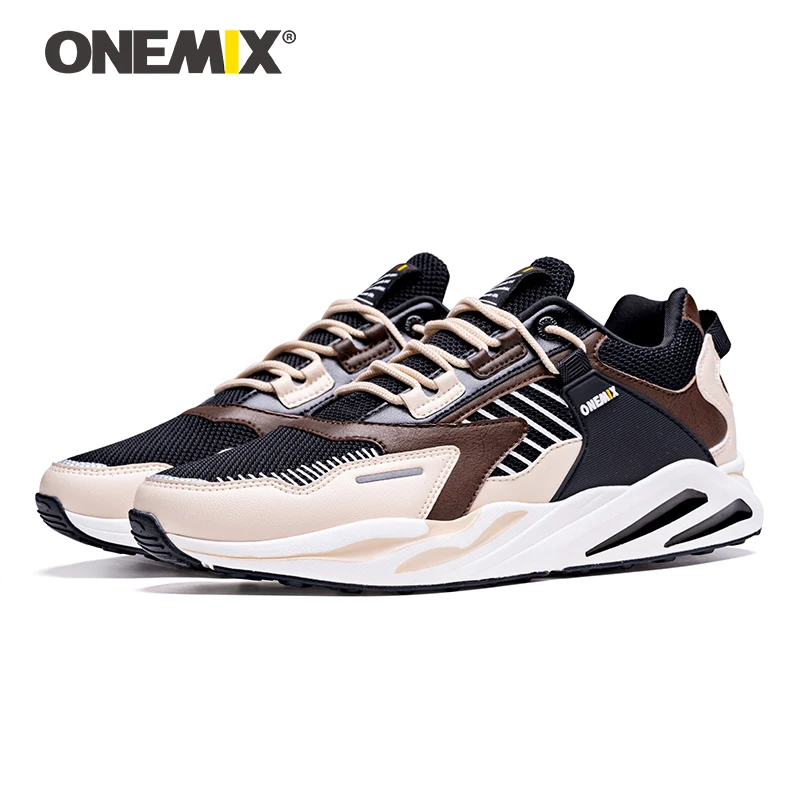 Мужские кроссовки для бега ONEMIX в стиле ретро путешествий и походов большие