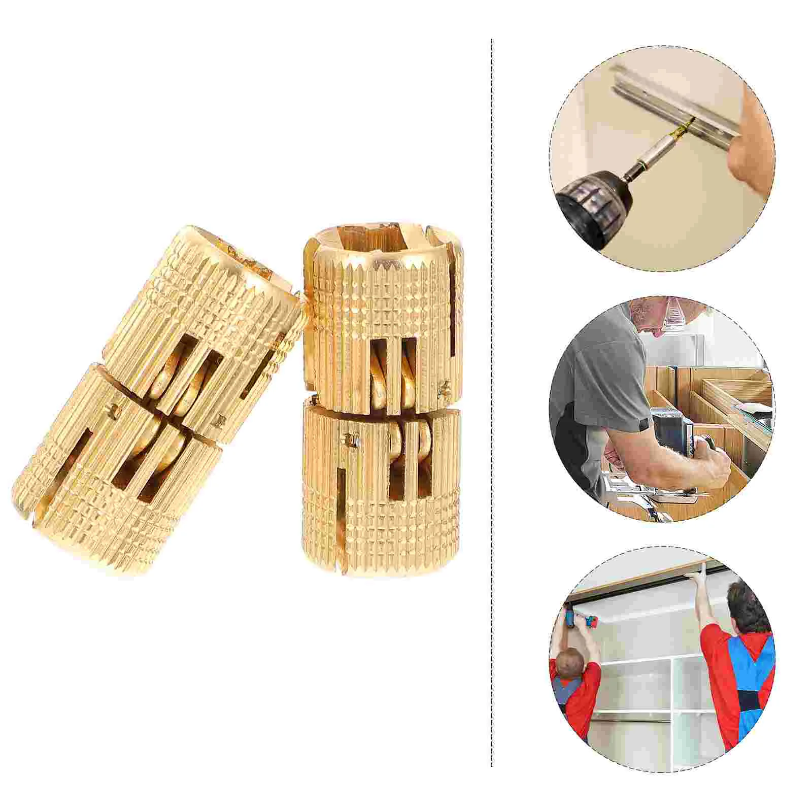 

2 шт., медные вращающиеся петли