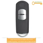 Смарт-ключ KEYECU для дистанционного управления для Mazda 3 6 2012-2017, 2 кнопки Fob-433 МГц-чип PCF7953P HITAG PRO 49-модель детской модели