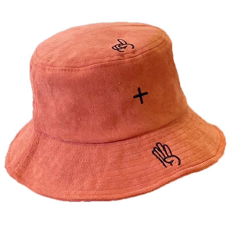 

Fashion Summer Wild Washed Fisherman Hat NOPE Letter Embroidered Bucket Hats Hip-hop Hats Outdoor Cotton Sun Hats Panama Hats