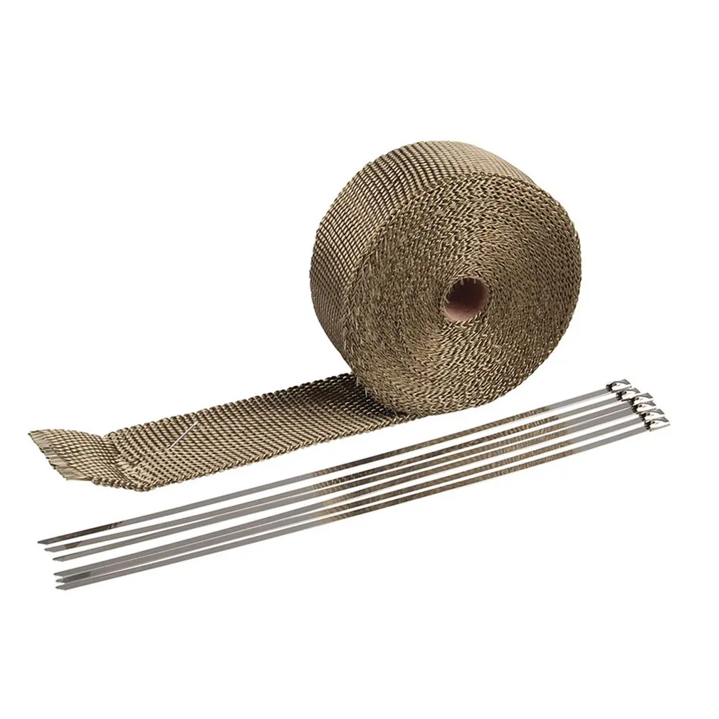 Новая Модифицированная выхлопная труба мотоцикла изоляция хлопок Кокс голова