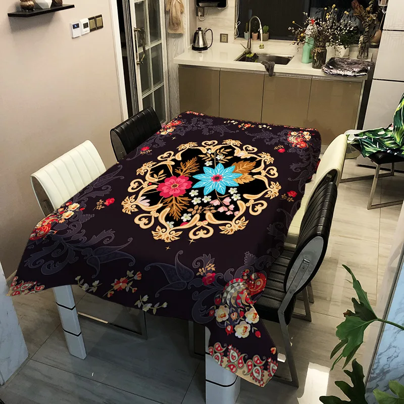 Бирманский стиль скатерти пылезащитный коврик в шкафчик обеденный стол крышка