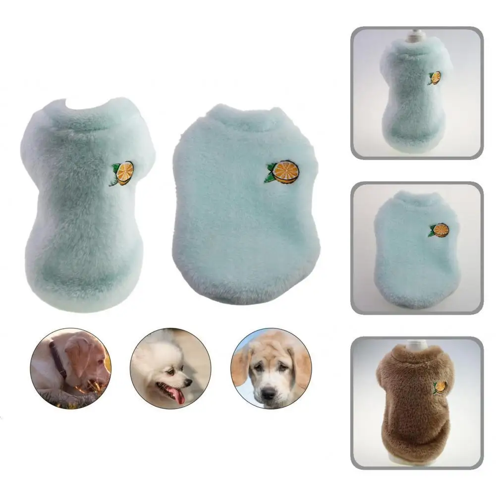 

Chic Dog Coat Fluffy Soft Two-Legged Pet Vest Coat Dog Pullover Dog Pullover