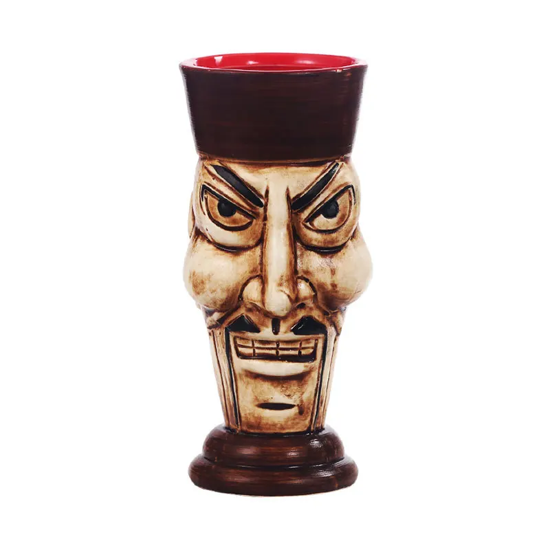 

Personalized Ceramic Cocktail Glasses Hawaii Creative Tiki Cup Bar Zombie Cup