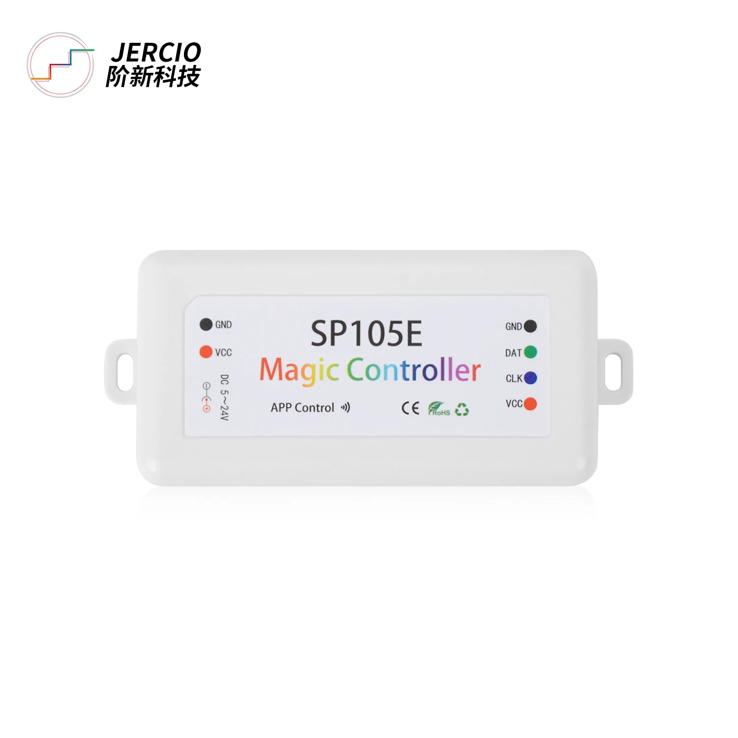 JERCIO DC5-24V SP105E Magic Controller Bluetooth 2048 Pixels for WS2811 2812 SK6812 IC LED Strip Support IOS / Android APP on. Джерсио DC5-24V SP105E Магический контроллер Bluetooth 2048 пикселей для WS2811 2812 SK6812 IC светодиодной ленты Поддержка IOS 