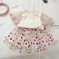 summer dresses for girls lace tulle ball design baby girl dress party dress for 3 8 years infant dresses for toddler girl