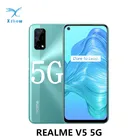 Смартфон Realme V5 5G, 6,5 дюйма, 2400x1080P, 90 Гц, 5000 мА  ч, камера 48 МП, быстрая зарядка 30 Вт, мобильный телефон дюйма, Android 10