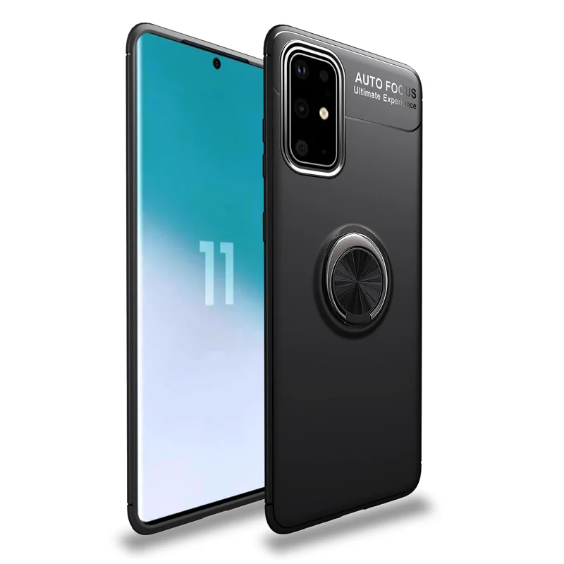 Магнитный держатель ТПУ мягкий чехол для samsung s10 s20 Силиконовая задняя крышка galaxy