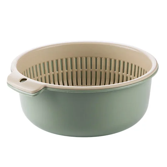 Двухслойная пустотелая миска для фруктов мыть фрукты выщелачивая корзина