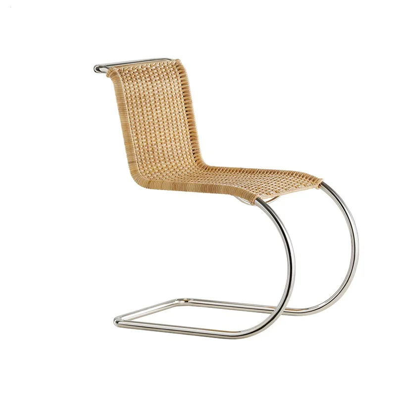 Уличное плетеное кресло стул из нержавеющей стали для помещений компьютерное
