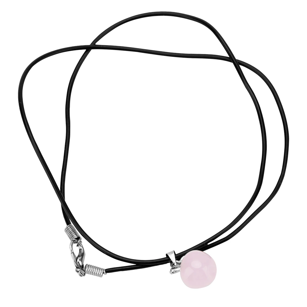 Подвеска женская из Натурального Розового Кварца украшение для дома с