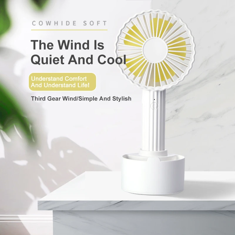 Портативный бесшумный мини вентилятор с USB зарядкой портативный охлаждающий 3
