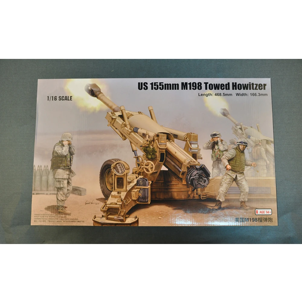 61602 1/16 1:16 весы США 155 мм M198 Towed Artillery Howitzer Cannon Toy набор пластиковых моделей в сборе |
