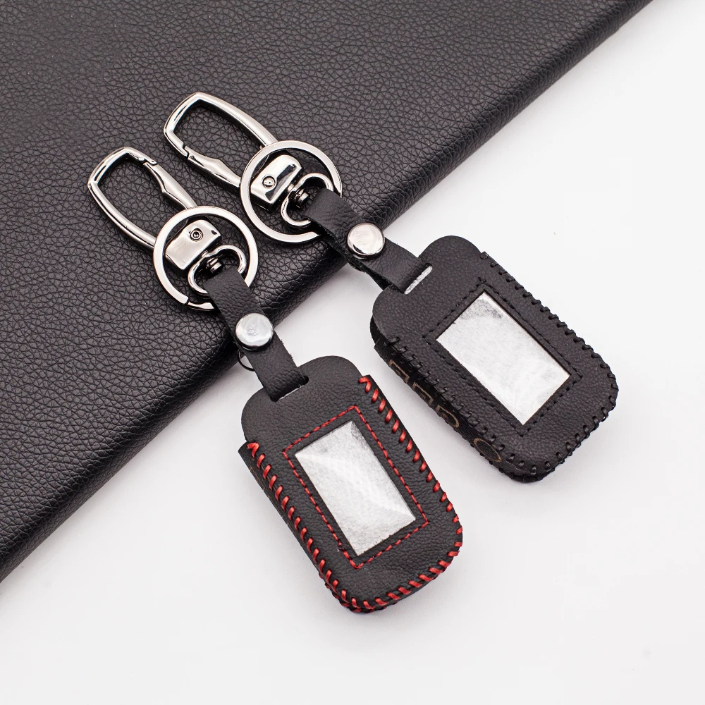 

Горячая Распродажа функциональный кожаный чехол для Starline A92 A62 A64 A95 A94 V62 Русская версия Twage LCD двухсторонняя Автомобильная сигнализация