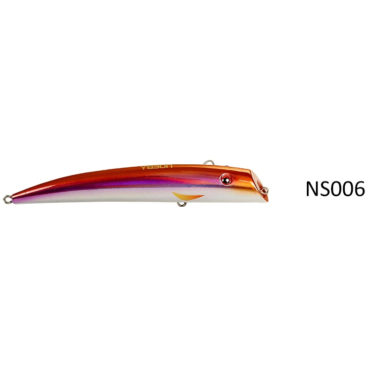 NOEBY 12cm Lipless Minnow Fishing Lure Lifelike Wobbler Hard Bait VMC Hooks19g Saltwater Swimbait Fishing Tackle NBL9153 seabass - Цвет: NS006