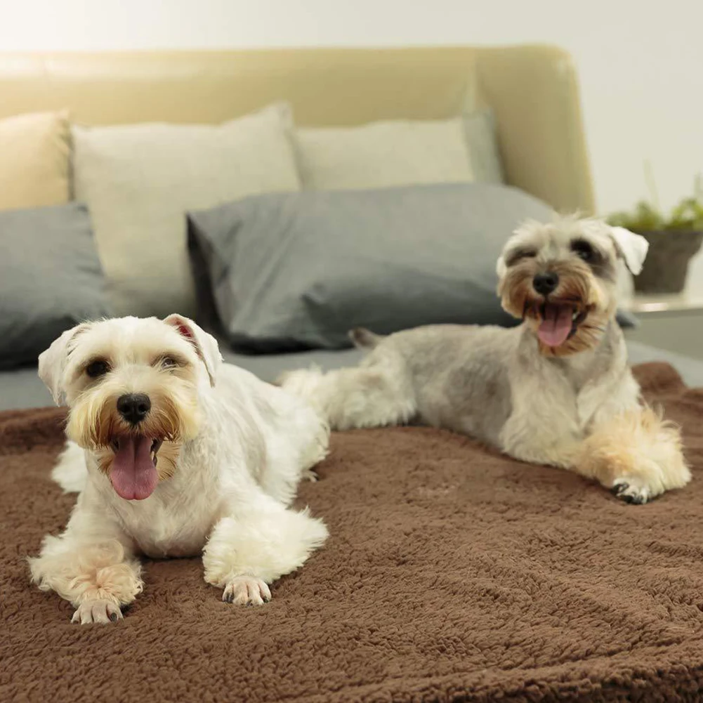 Мягкая Плюшевая спальная кровать для маленьких средних и больших собак кошек