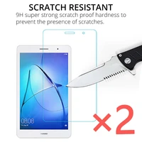 2pcs tempered glass forhuawei mediapad t3 8 0 inch screen protector 9h 0 25mm tablet protective film