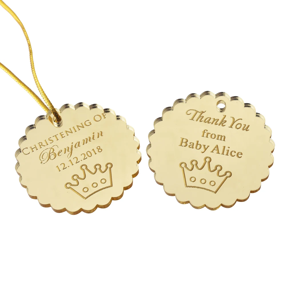 50 шт Персонализированные Выгравированные пользовательские зеркальные