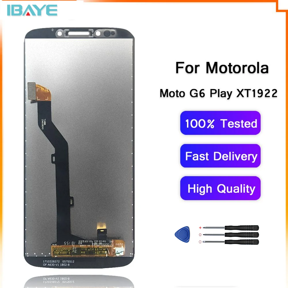 Alesser для Motorola Moto G6 играть ЖК дисплей XT1922 1 2 3 4 5 Дисплей и Сенсорный экран 7 ''с