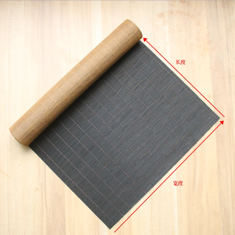 Простой в японском стиле бамбуковое столбец размещения Подставка под кружку из