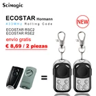 Совместимый пульт дистанционного управления HORMANN ECOSTAR RSC2 RSE2, 433 МГц, 2 шт.