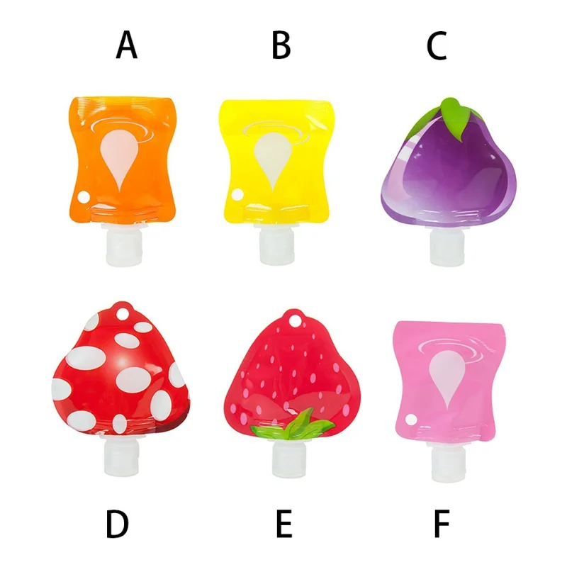 Креативная бутылка для хранения косметики милый портативный пустой флакон