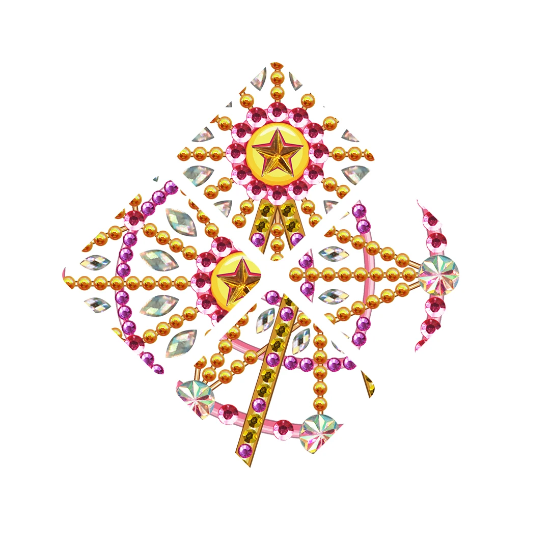 

DIY Special Shape Diamond Painting Ornament LED Light Cross Stitch Embroidery Mosaic Kits Small Night Lights Gift to Children