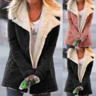 Женская ВИНТАЖНАЯ ДЖИНСОВАЯ КУРТКА, однотонная Повседневная куртка с карманами, в уличном стиле, для зимы и осени, 2021