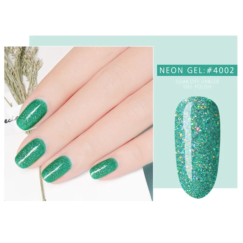 Lakimu Радужный звездный блеск 5 мл неоновый УФ Гель лак блестящий сахарный цвет