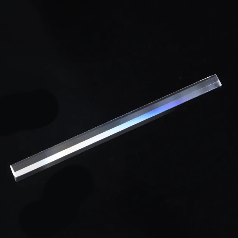 Prisma óptico de refracción de imagen óptica, vidrio brillante reflectante de producción de prisma, fabricante de óptica de arco iris, 2 uds.