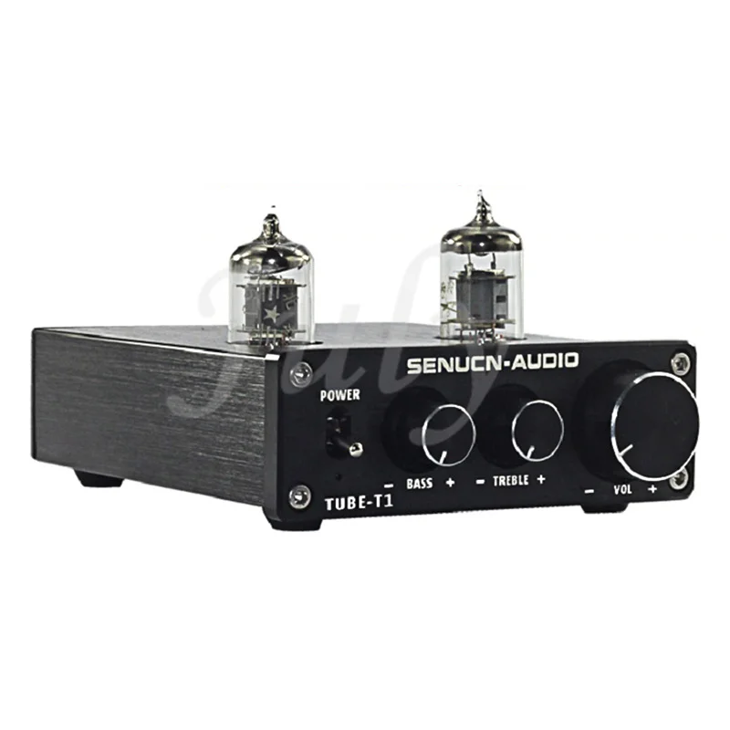 

6J1 fever-grade electronic tube bile preamp HIFI front with high and low bass adjustment, NE5532P dual op amp, 20Hz-20kHz (±3dB)