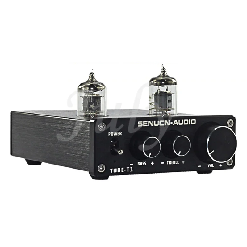 Электронный трубчатый предусилитель для желчи 6J1 HIFI передний с регулировкой