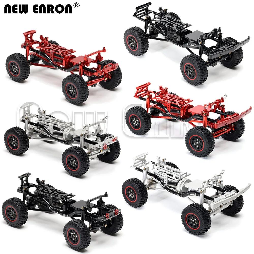 

CNC анодированное цельнометаллическое шасси в сборе для RC 1/24 Axial SCX24 AXI90081 1967 Chevrolet C10 Deadbolt AXI00001, обновление