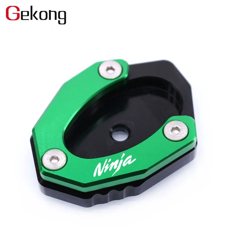 

For KAWASAKI NINJA650 NINJA 650 NINJA 2017 - 2019 Kickstand Motorcycle Aluminum new Sidestand Stand Extension Enlarger Pad