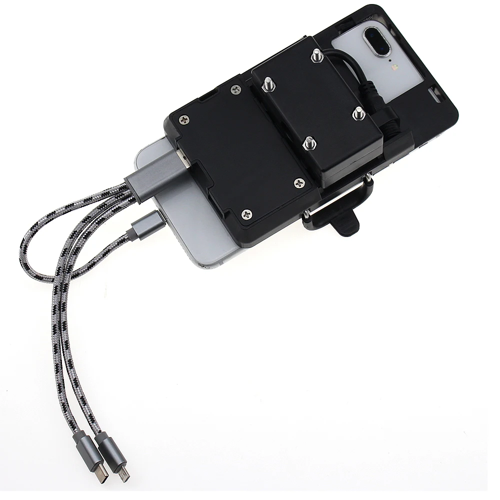 Мотоцикл мобильный телефон навигационный кронштейн USB зарядка для телефона YAMAHA