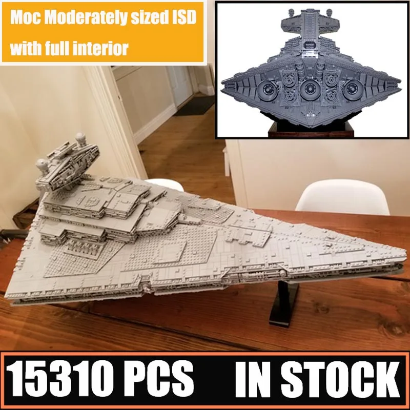 Новый 15310 шт. MOC 9018 имперский Звездный Звездного разрушителя умеренно Размер