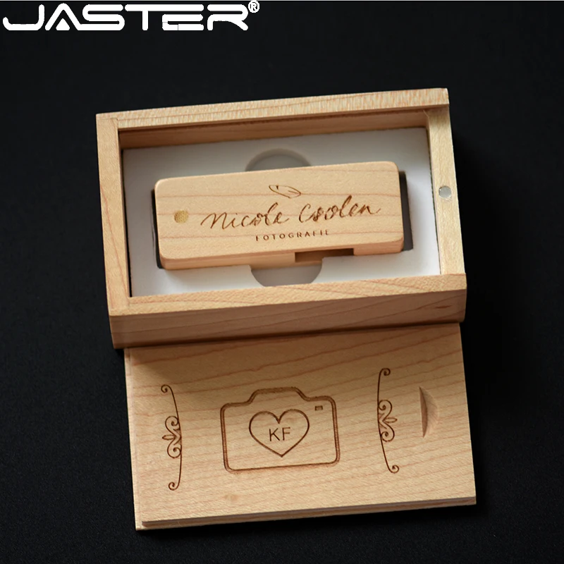 Флэш-накопитель JASTER USB 2 0 деревянный 64 ГБ 32 8 16 | Компьютеры и офис