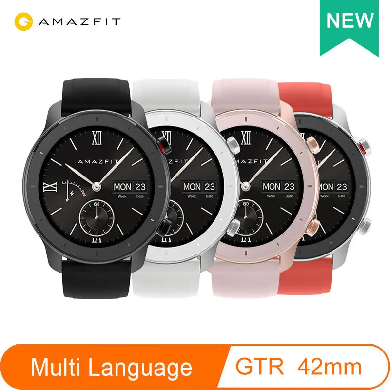 Глобальная версия умных часов Amazfit GTR Оригинальные Водонепроницаемые умные часы