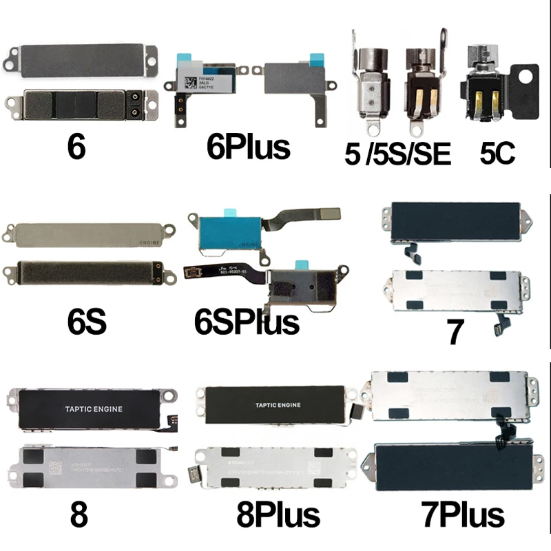 10 шт. оригинальный настоящий гибкий кабель Вибратор для iPhone 6 6S Plus 7 8 Мотор сотовый