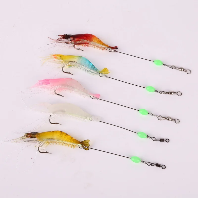 Рыболовная приманка креветка кальмар жесткая искусственная для джиггинга