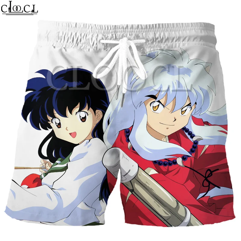 CLOOCL японское аниме инуяся мужские шорты с 3D принтом большого размера эластичные
