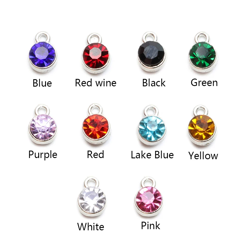 Подвеска с круглым сердцем и искусственным камнем для автомобильной сумки