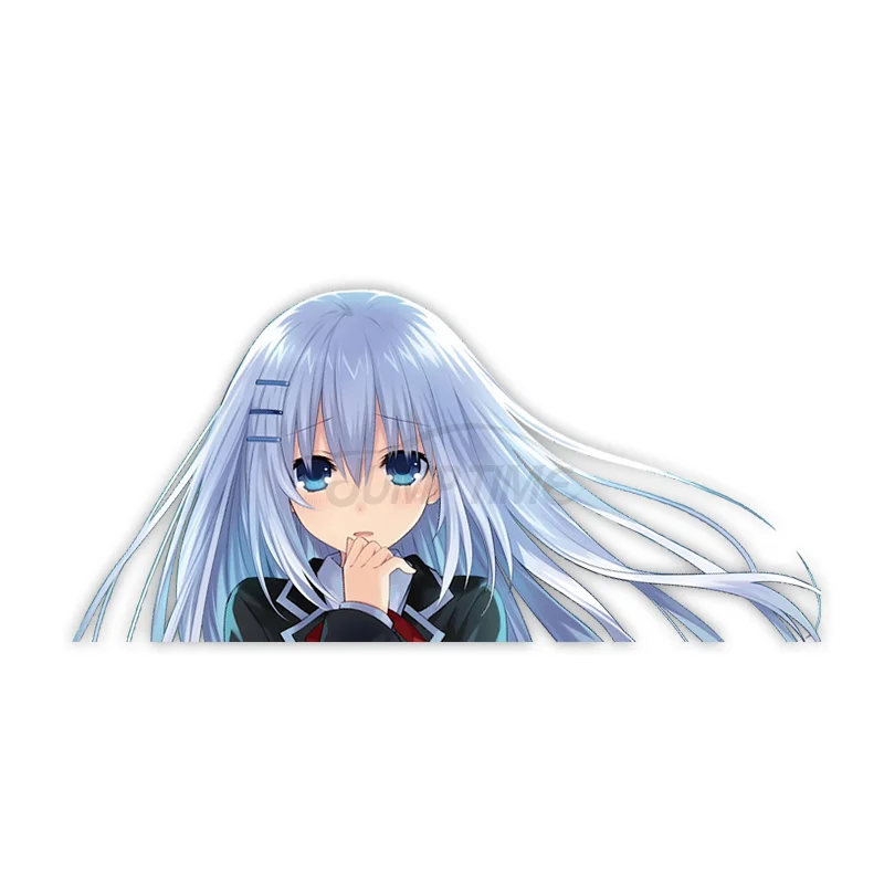 

Anime Car Stickers Sexy Cute Anime Girl Vinyl Decal Car Bumper Decoration Door Body Window Cartoon Protector Decal Kk17*8cm