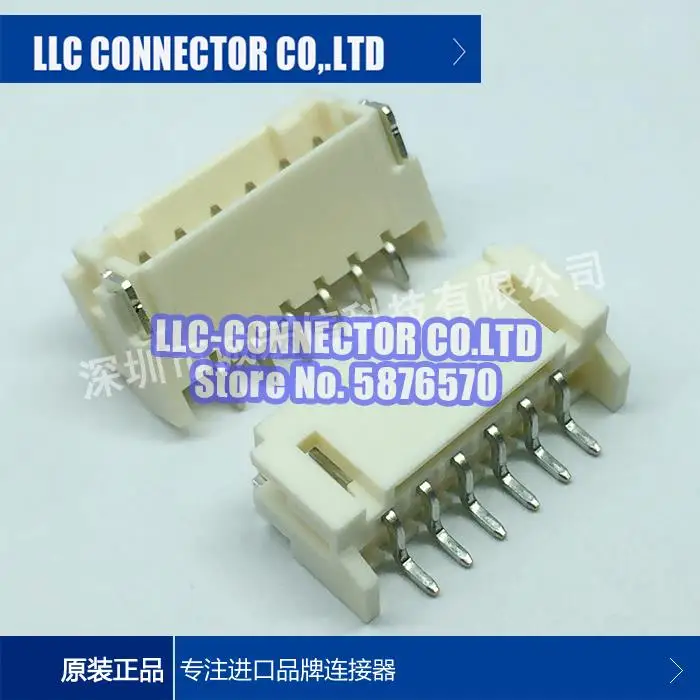

20 pcs/lot S6B-PH-SM3-TB legs width:2.0MM 6PIN connector 100% New and Original