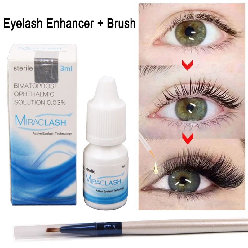 

Eyelash Growth Enhancer Natural Eyelashes Longer Fuller Thicker Treatment Eye Lashes Serum Mascara Lengthening Eyebrow Growth