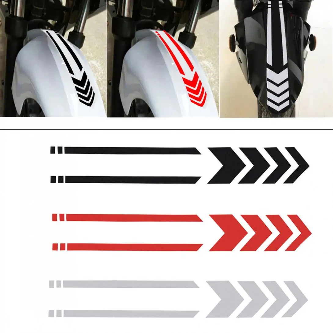 34x5 5 см Универсальный стикер для мотоцикла PET светоотражающая лента модификация