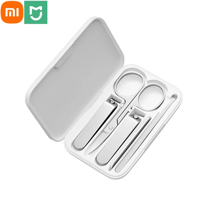 

Набор для стрижки ногтей Xiaomi Mijia 5 в 1, триммер из нержавеющей стали для педикюра и умного дома, Портативные Инструменты для ногтей, пилка для ...