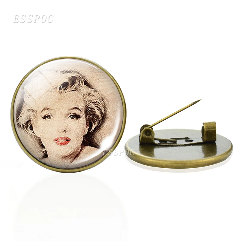 Медная брошь Gustav Klimt Art 25 мм стеклянный кабошон булавка Alphonse Fly украшения для