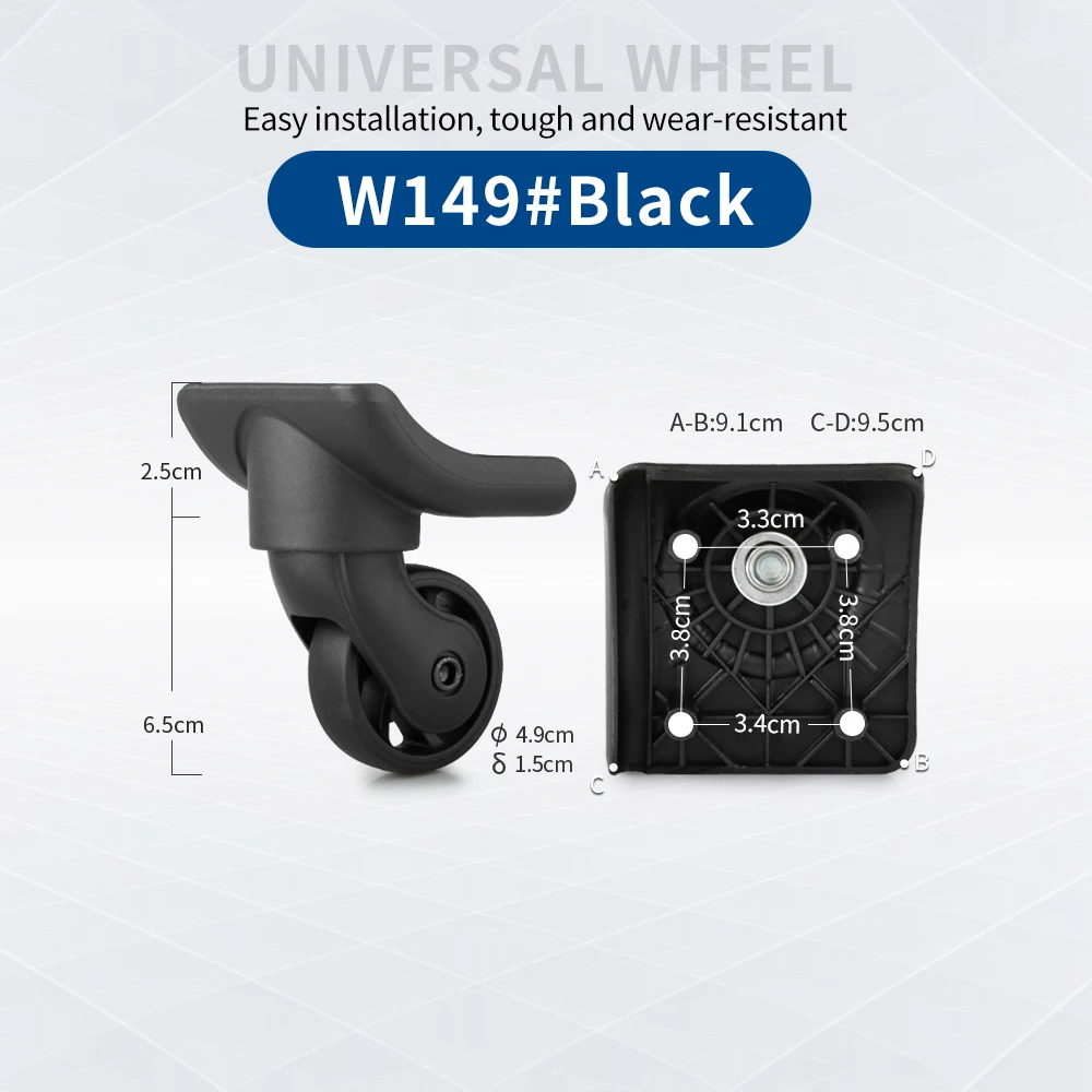 Password box wheelCompatible with Sansonlte 21Q09001 trolley case luggage repair suitcase pulley replace accessories universal