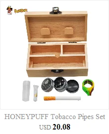 HONEYPUFF 3 размера серебро нержавеющая сталь табак может увлажнитель воздуха герметичный горшок уплотнение влаги горшок емкость